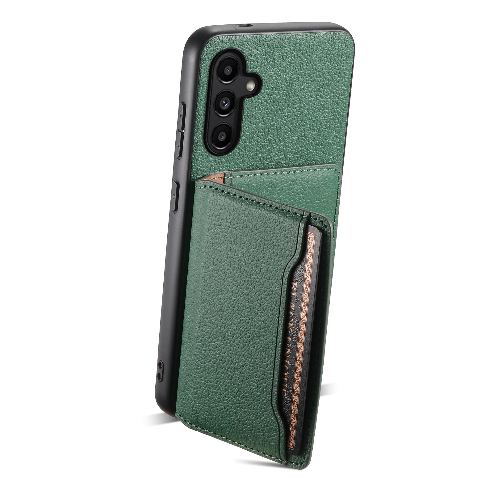 For Samsung Galaxy A14 5G / 4G Case Card Slots Leather Coated Hybrid PC+TPU Cover For Samsung Galaxy A14 5G / 4G Case Card Slots Leather Coated Hybrid PC+TPU Cover